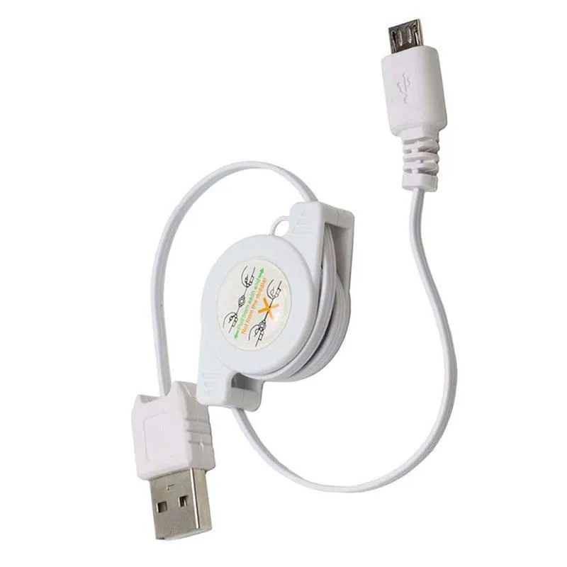 Выдвижной Кабель Micro USB для быстрой зарядки телефона Samsung HTC | Электроника
