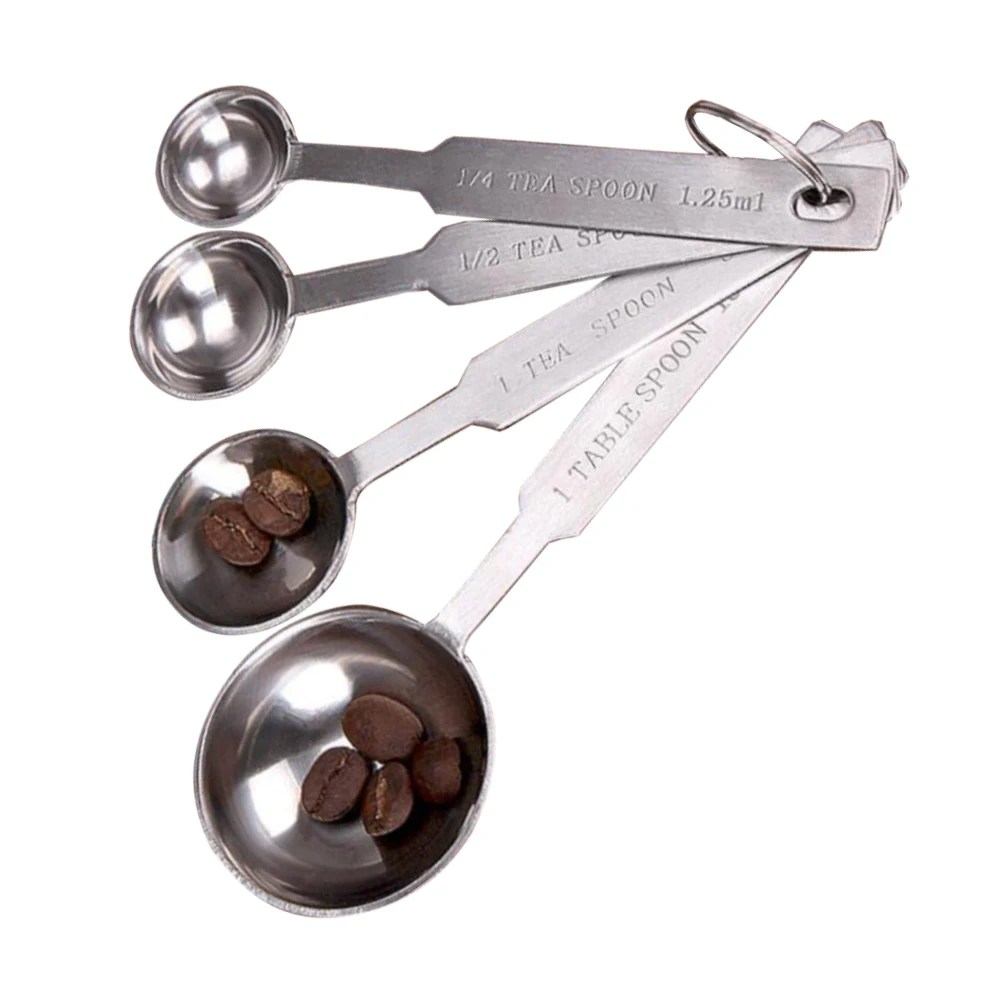 4 шт бытовой Кухня посуда инструмент Нержавеющая сталь набор измерительных