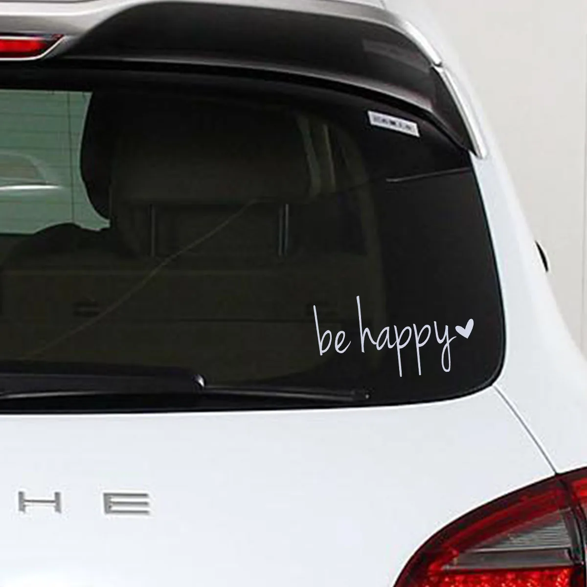 14x7 5 см стикер для автомобиля s Be Happy Наклейка Виниловая наклейка окон автомобилей