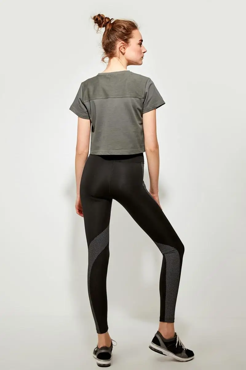 Trendyol черные спортивные Леггинсы TWOSS19YN0165 | Женская одежда
