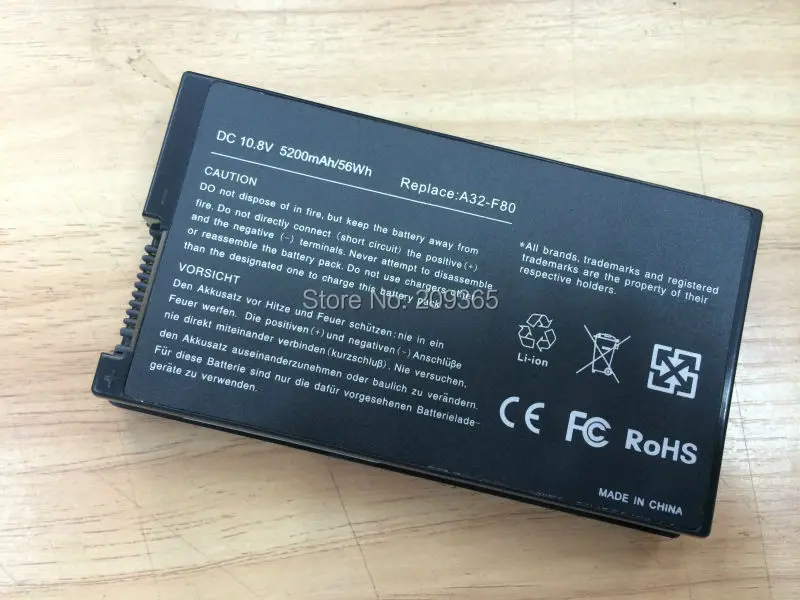 Аккумулятор для ноутбука ASUS A32 F80 F80Cr F80s F81 F81E F83 F83Cr F83E F83S F83Se F83T K41 N60 N60D Pro83 Pro86 X61 X82 X85