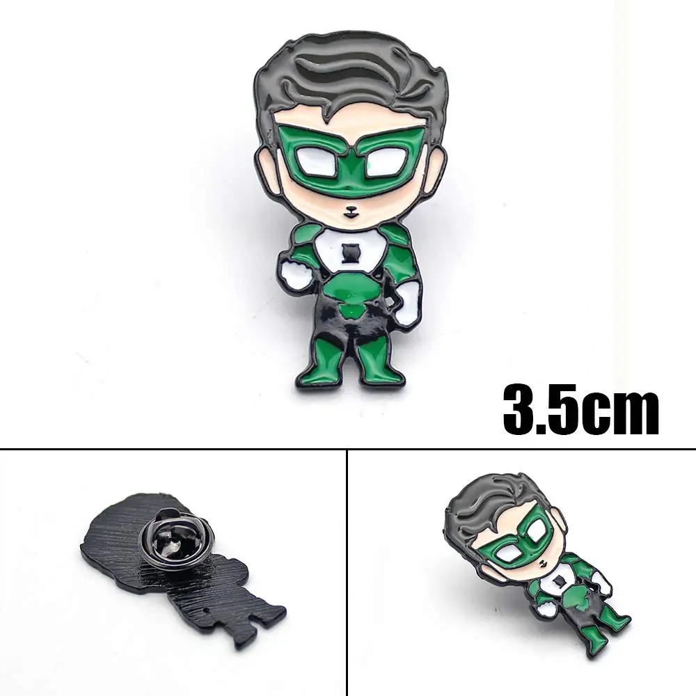 Giancomics Новый DC значок супергероя шпильки Зеленый Фонарь флэш человек фигурка