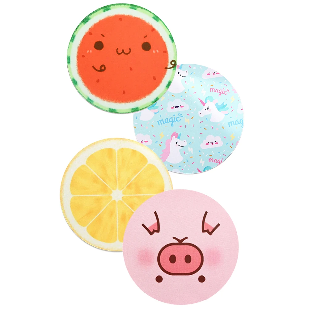 

Beautiful Computer Mouse Padding Mat Ultra Soft Natural Rubber Fruits Pattern Mice Pad
