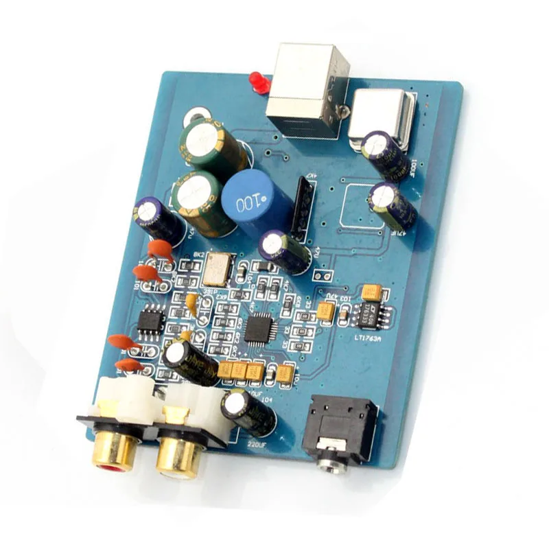 AAAE Топ для аудио усилителя модуль HIFI ES9018K2M SA9023 USB DAC декодер плата внешняя звуковая