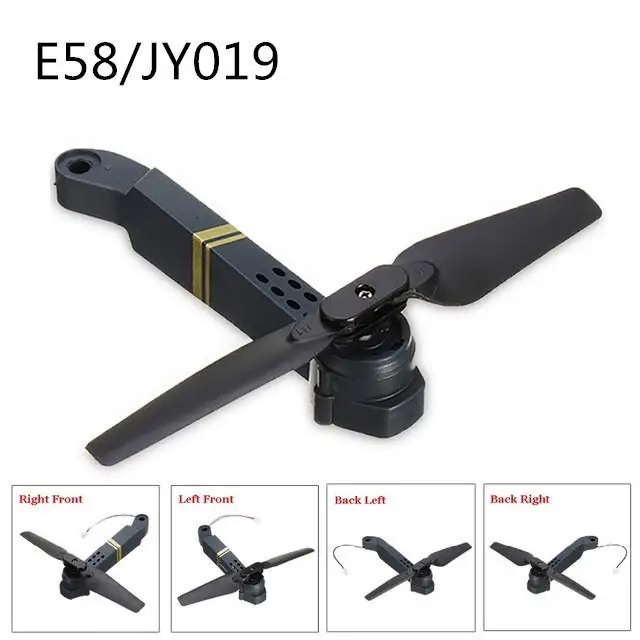 

LeadingStar E58 RC Quadcopter Spare Parts Axis Arms with Motor & Propeller for FPV Racing Drone Frame Parts Replacemen