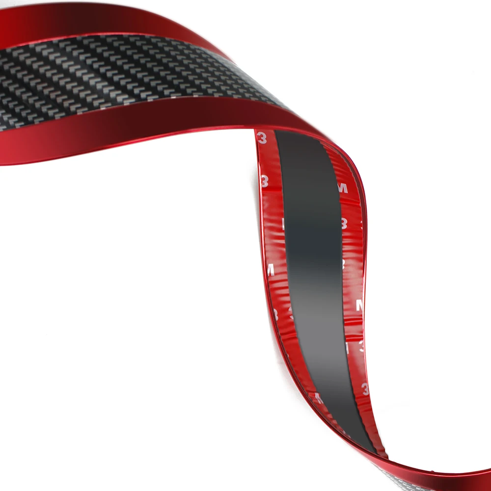 2 5 м Универсальный гибкий углеродного волокна автомобилей Накладка авто порога