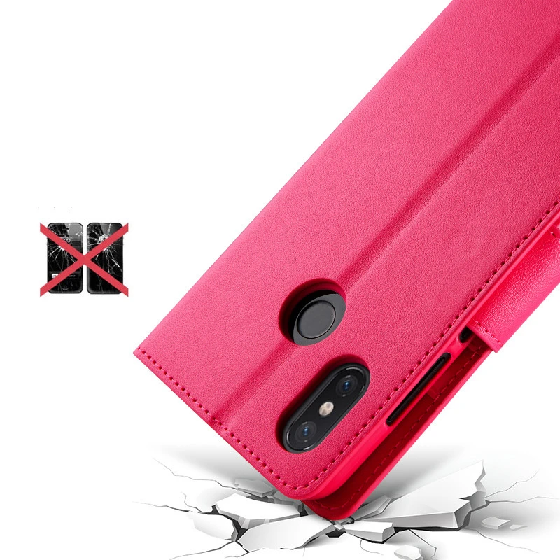 Water Resistant For Xiaomi Mi Note 3 Max 2 8 5X Business Slim Leather Case Flip Wallet Cover 8SE A2 Lite A1 | Мобильные телефоны и