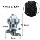50 шт., зимние автомобильные шины, шпильки, винты, шипы для снега, колесные шины, цепи для снега, Набор шпилек для авто, мотоцикла, внедорожника, вездехода, грузовика