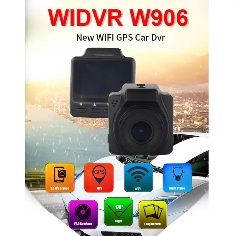 Автомобильный видеорегистратор Full HD 1080P 1 5 дюйма ночное видение Wi Fi