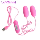 Двойное яйцо-вибратор VATINE, 12 Частотный Стимулятор клитора, магазин секс-игрушек с USB, для женщин, для мастурбации, товары для взрослых