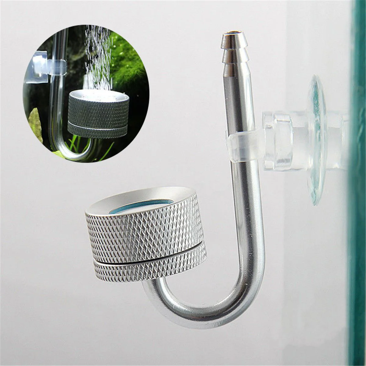 Set CO2 Diffuser Atomizer Regulator Reactor for Fish Tank Aquarium Plant Moss | &amp Ozone Equipments