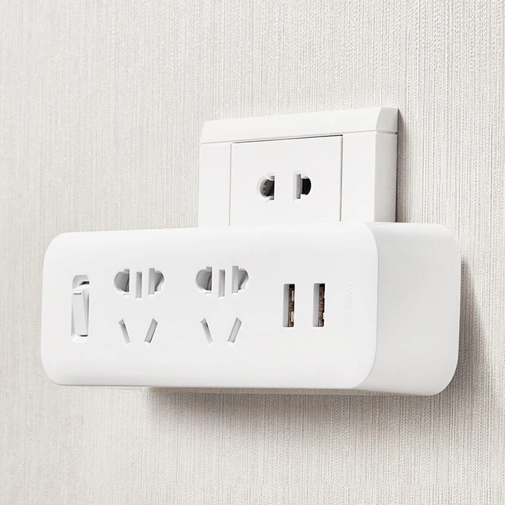 Xiaomi Mijia Smart power Strip Конвертер розетка домашний двухпозиционный конвертер