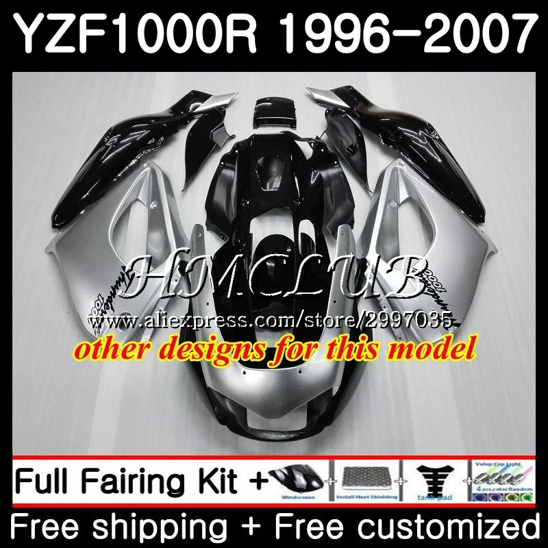 Обтекатель Thunderace для YAMAHA YZF1000R 96 97 98 99 00 01 21HC.7 YZF 1000R цвет красный белый горячая