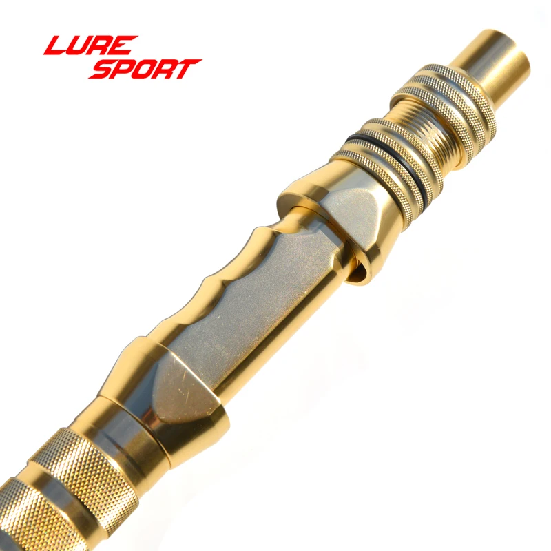 LURESPORT 47 см тяжелая работа троллинговая алюминиевая ручка в форме пальца