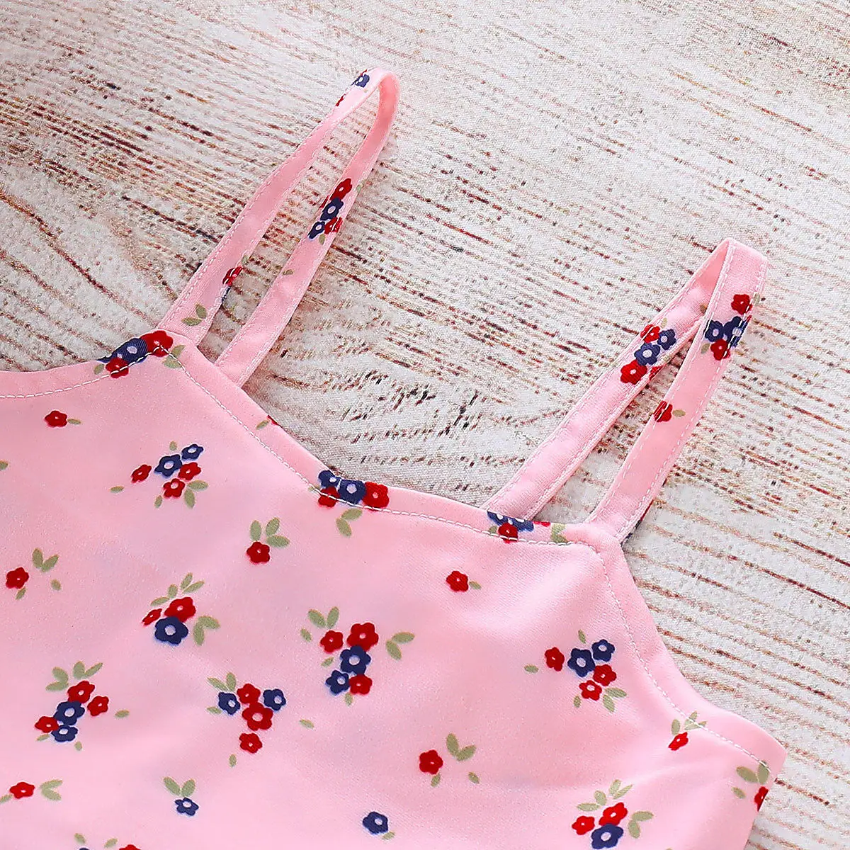 Комплект летней одежды из 2 предметов для маленьких девочек одежда новорожденных