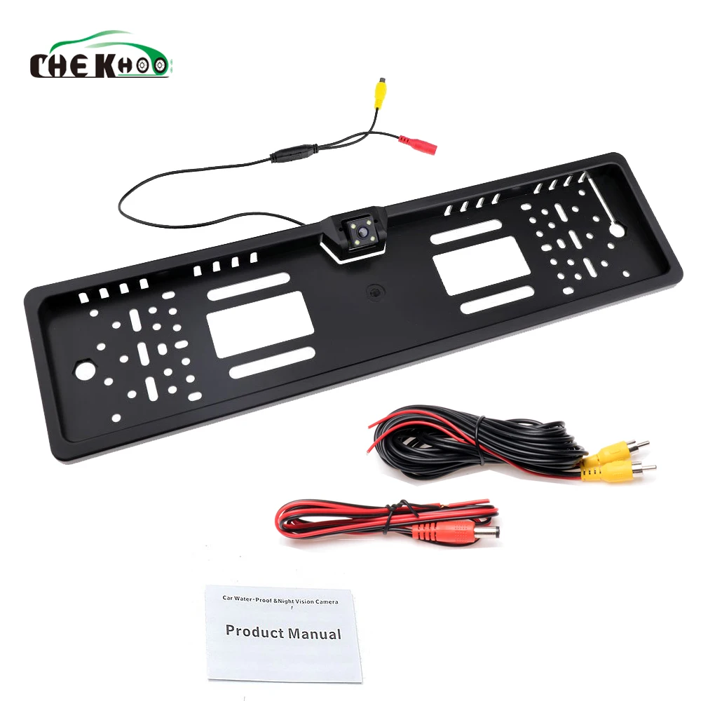 ЕС Европейский номерной знак рамка Автомобильная камера заднего вида