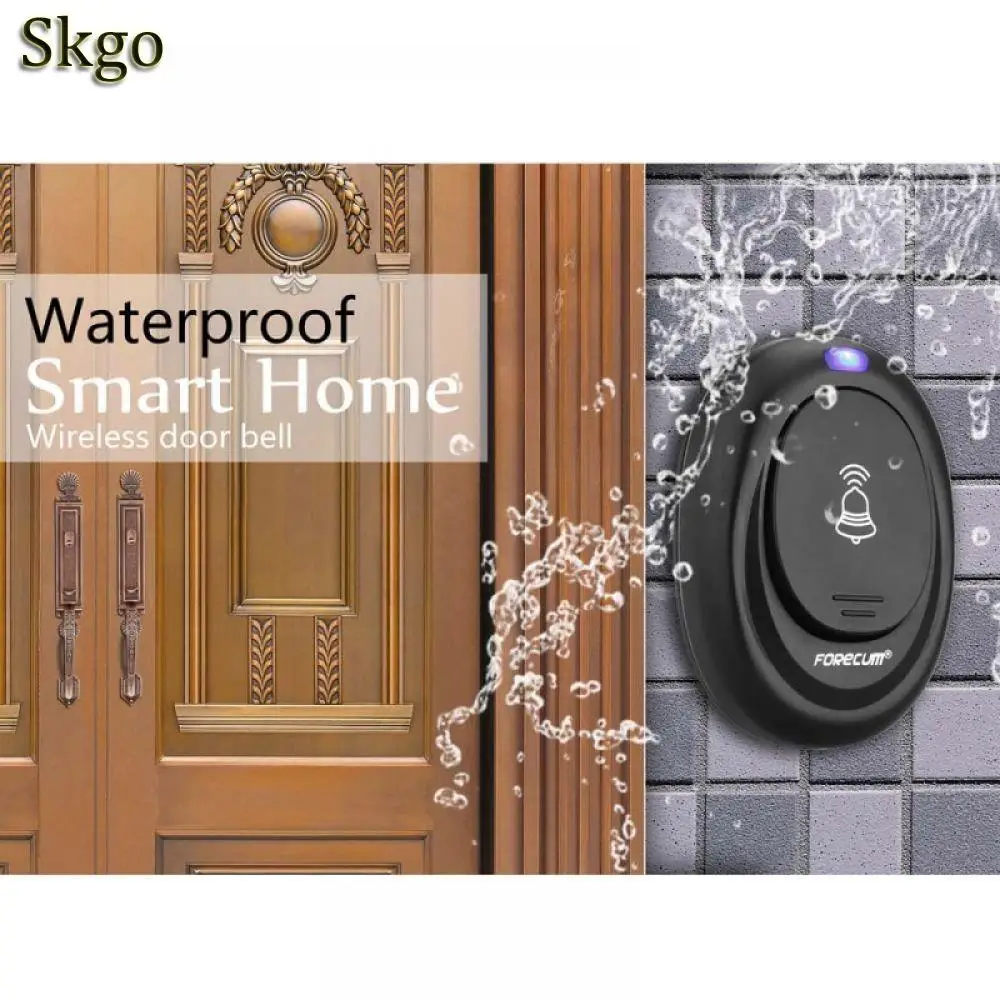 Новый 36 песен беспроводной пульт дистанционного управления дверной звонок 100 м