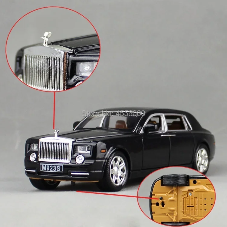 Весы 1:24 Rolls Royce Phantom эксклюзивная модель автомобиля литые машины из