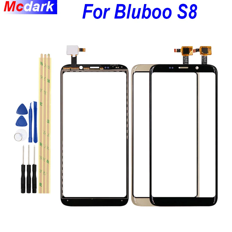 Сенсорный экран 5 7 дюйма для Bluboo S8 сенсорный передний Внешний стеклянный