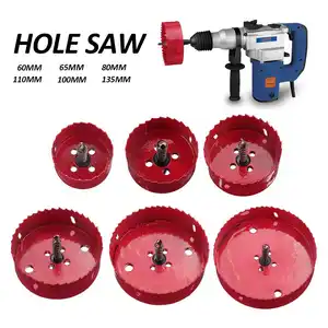 Кольцевая пила для отверстий, 606580100110135 мм, M42