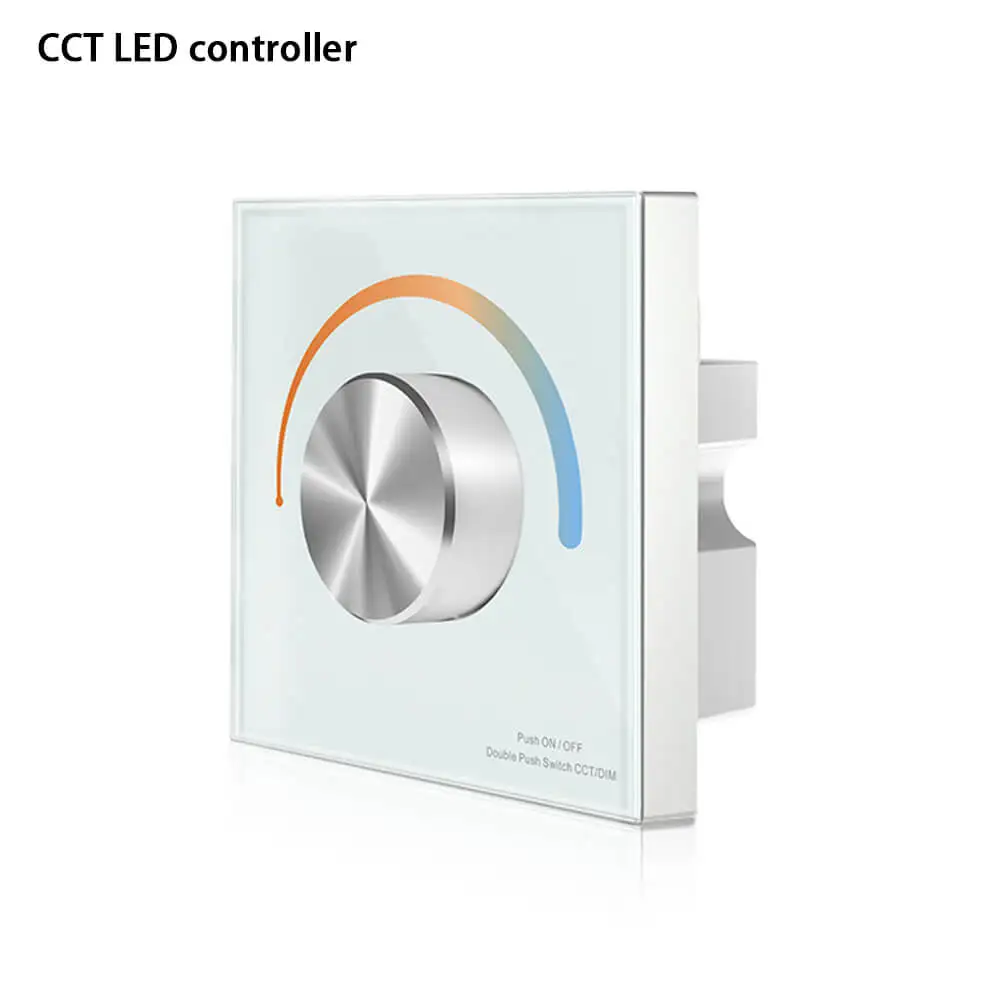 Настенный выключатель ручка WW CW CCT светодиодный контроллер с сенсорными панелями