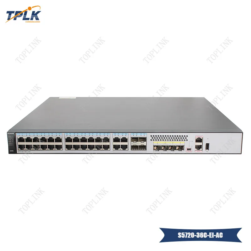 Оригинальный коммутатор Hua wei S5720 36C EI AC Ethernet со слоем 3 28 портами гигабит скорость