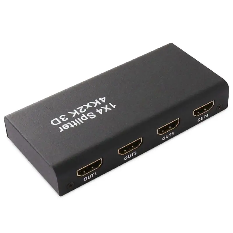 4K HDMI 1x4 2160P сплиттер Full HD 1080P усилитель переключатель коммутатор 1 в 2/4 Out адаптер