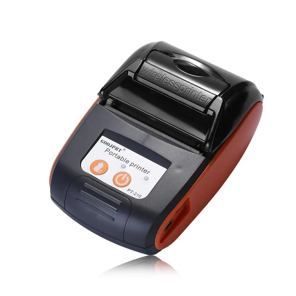 Оригинальный GOOJPRT PT 210 58 мм 50 89 9 мм/сек. Bluetooth термопринтер портативный