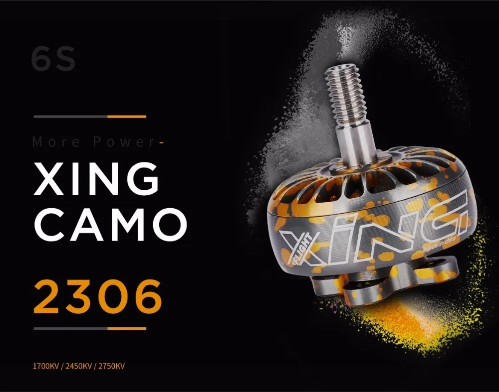 

Iflight XING CAMO X2306 2-6S двигатель FPV 2450/2750kv для быстрой камуфляжной электротехники Fpv гоночный Дрон