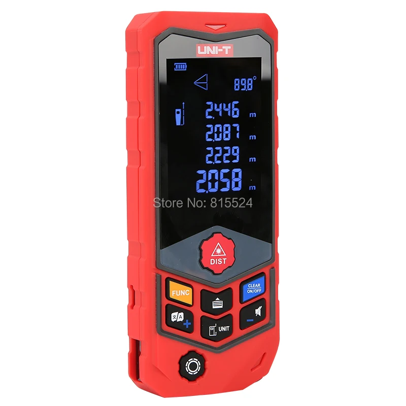 UNI T LM100D ручной лазерный дальномер 100 м Trena клейкие ленты цифровой батарея