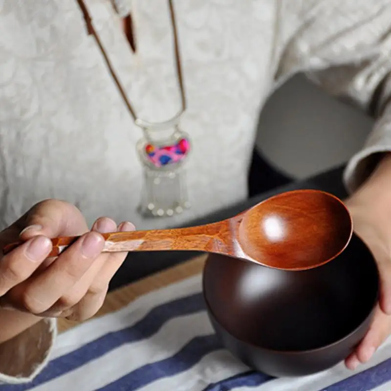 Высококачественная деревянная кухонная ложка инструмент для посуды ложки супа