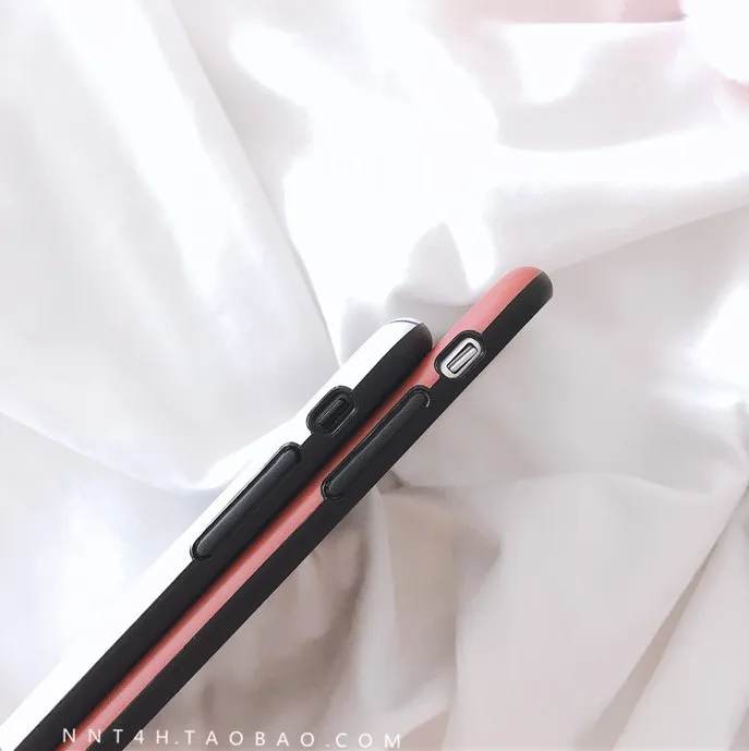 Kawaii японский чехол для телефона с буквенным принтом iPhone 7 Puls 6 6S 8 X Xs XR max милые