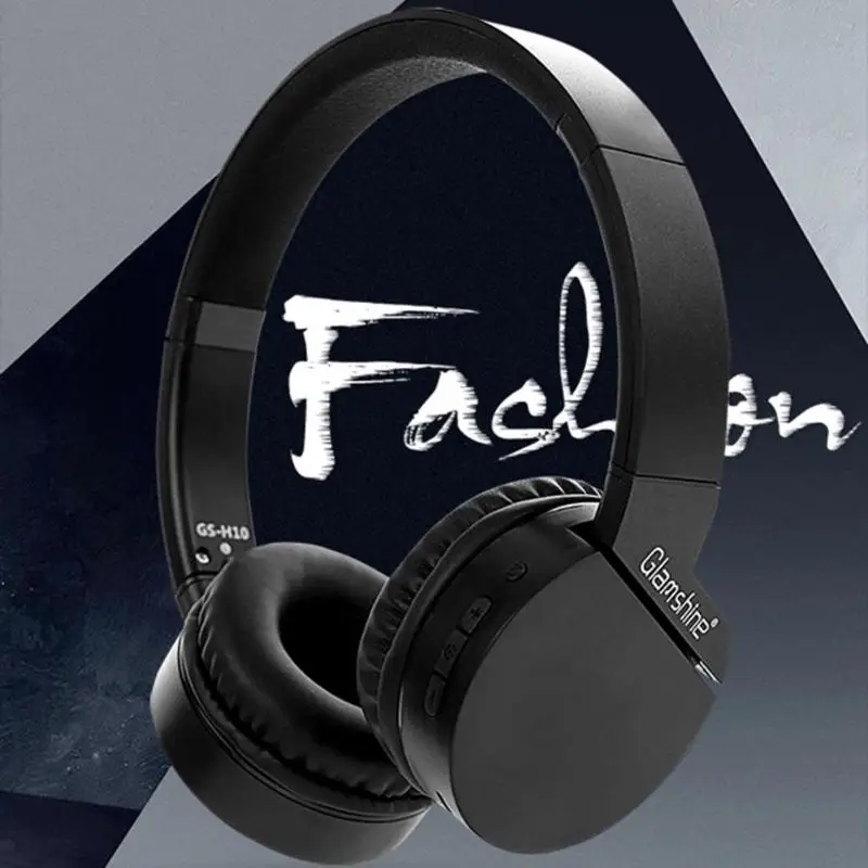 GS-H10 Wireless Bluetooth Over-Ear Headset Stereo Headphone Support TF Card desktop computers with function 20 hours | Электроника