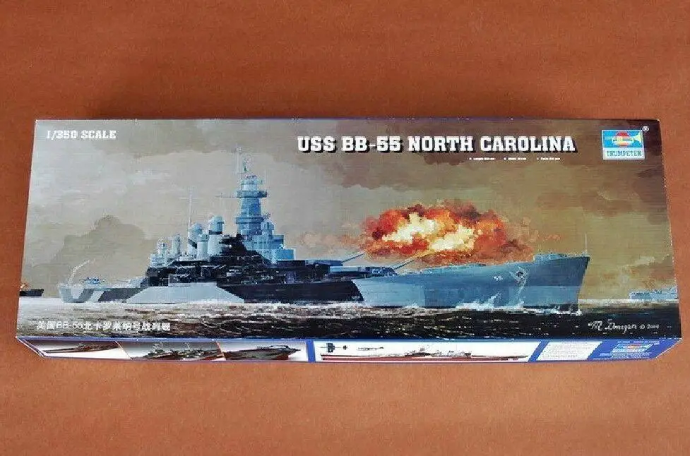 Trumpeter 1/350 05303 USS Северная Каролина фотосессия | Игрушки и хобби