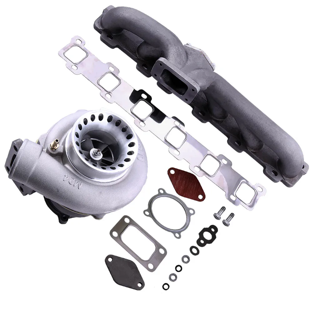 GT35 GT3582 турбонагнетатель для R32 R33 R34 RB25 RB30 T3 .70 .63 A/R выхлопной коллектор дизельный
