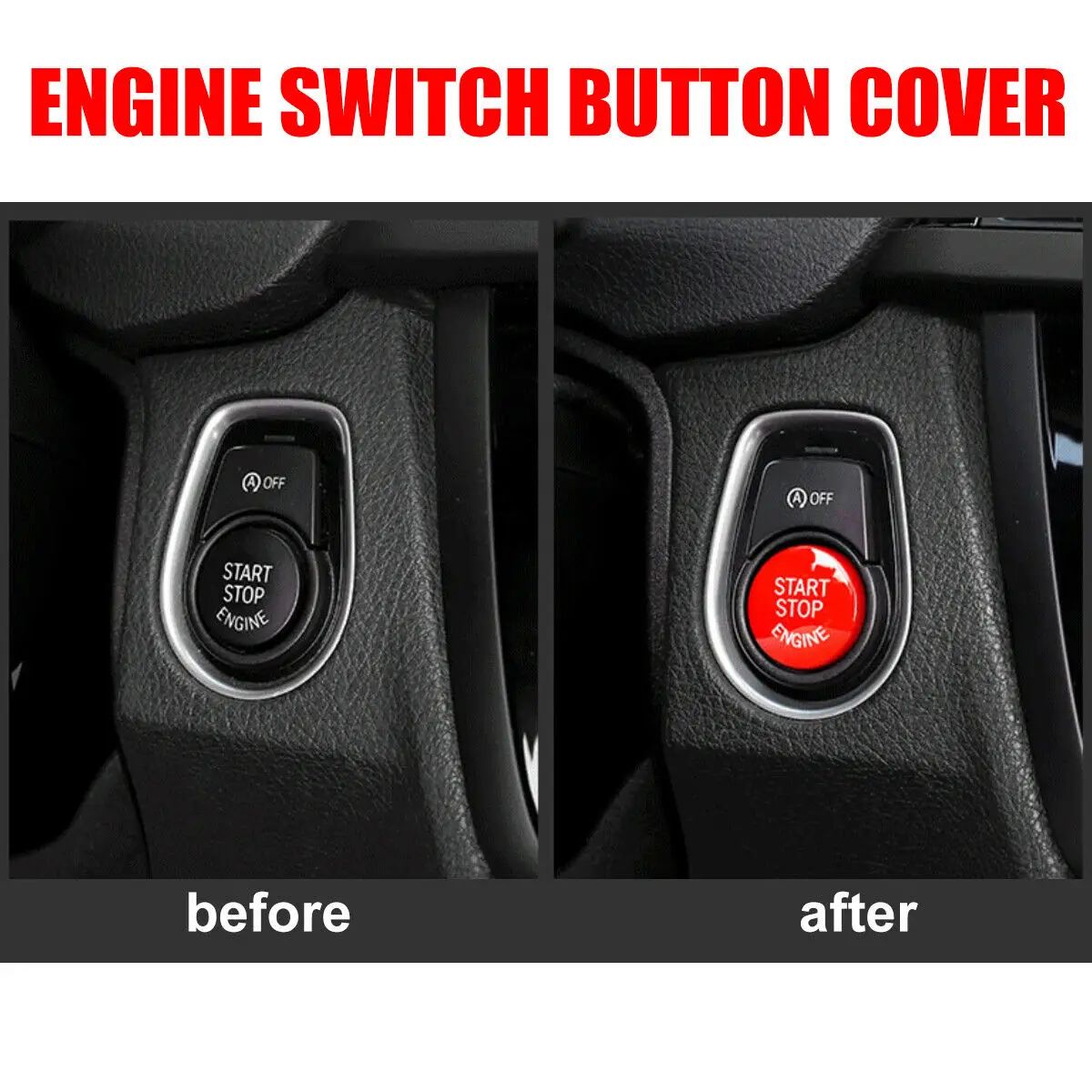 Кнопка включения и остановки двигателя красная крышка легкий правильный разъем