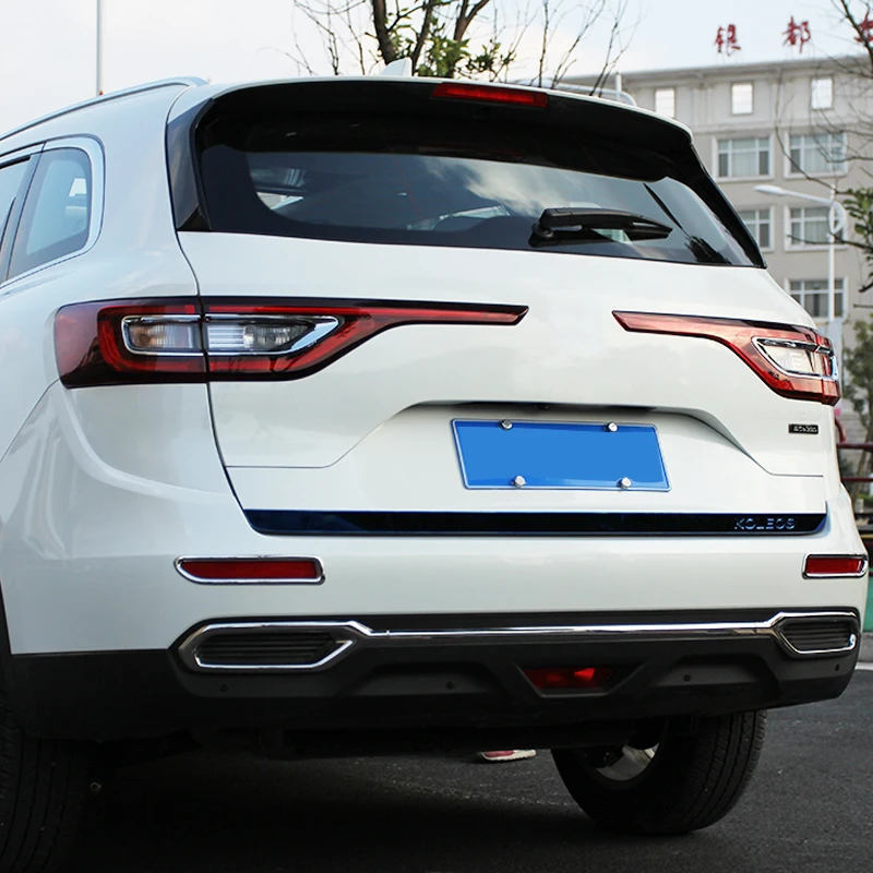 ABS Chrome Car Rear Lights Cover Taillight Trim Sticker For Renault Koleos for Samsung QM6 2017 2018 Styling Accessories | Автомобили и