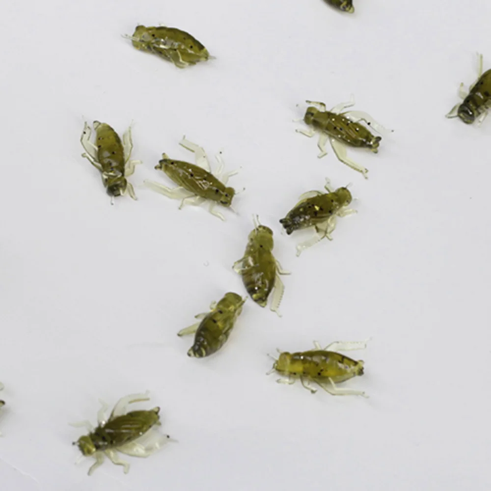 Lixada 20 шт. рыболовные приманки 0 8 г 2 см мягкая приманка искусственная насекомые