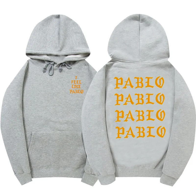 I Feel Like West sweat homme толстовки мужские хип хоп уличные Пабло худи Бесплатная доставка