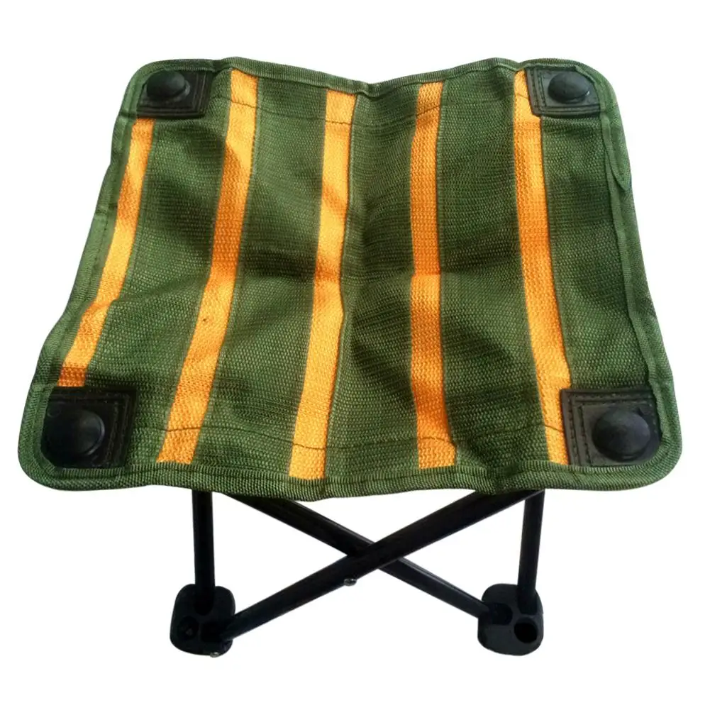 Портативный складной табурет походный из нержавеющей стали прочный уличный