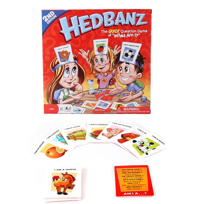 Игра Hedbanz для детей и родителей игры вечерние быстрый вопрос о том что я
