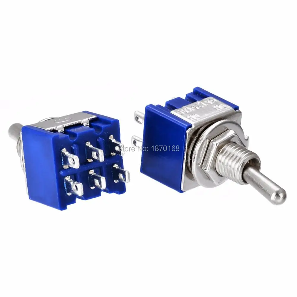1 шт./5 шт./10 шт. Φ 6A 125 В AC 6-контактный ON-ON Mini переключатель 31*13*12 мм для переключения