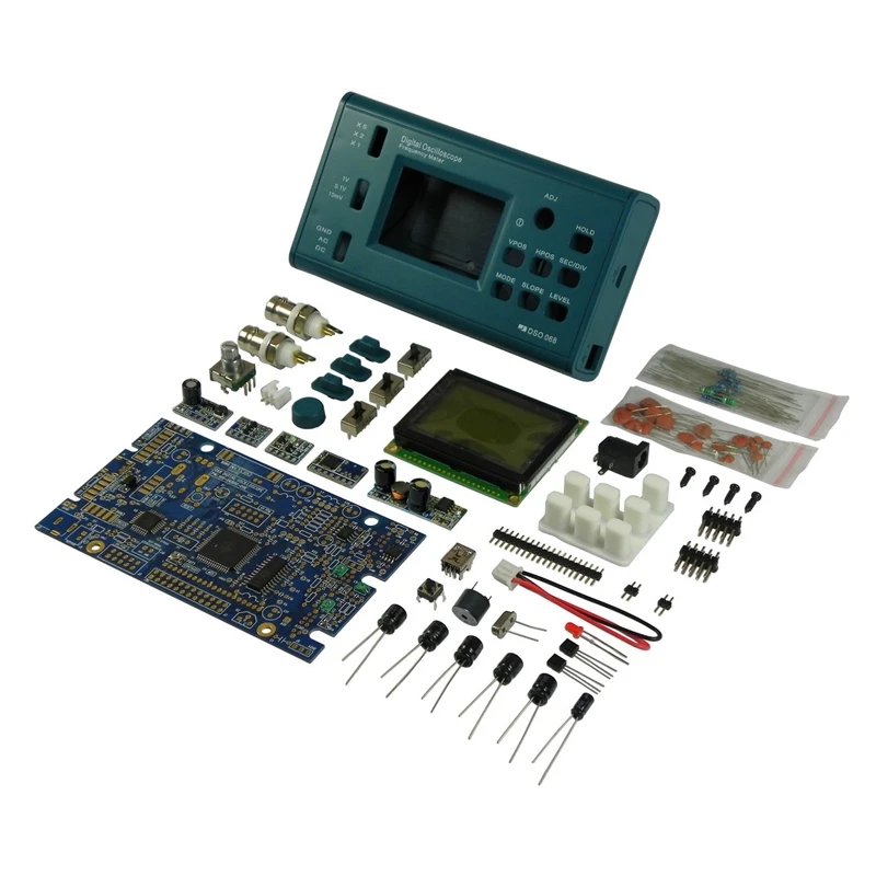 Профессиональный Dso068 20Msa/S 3 МГц осциллограф Lcd цифровой измеритель частоты для