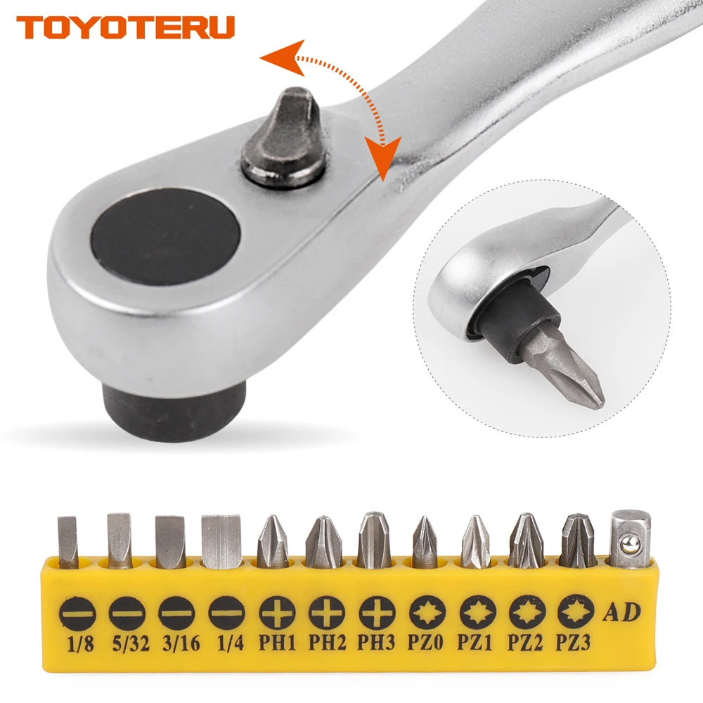 Горячая Распродажа мини 1/4 &quot72 T рукоятка для храпового ключа или отвертка с
