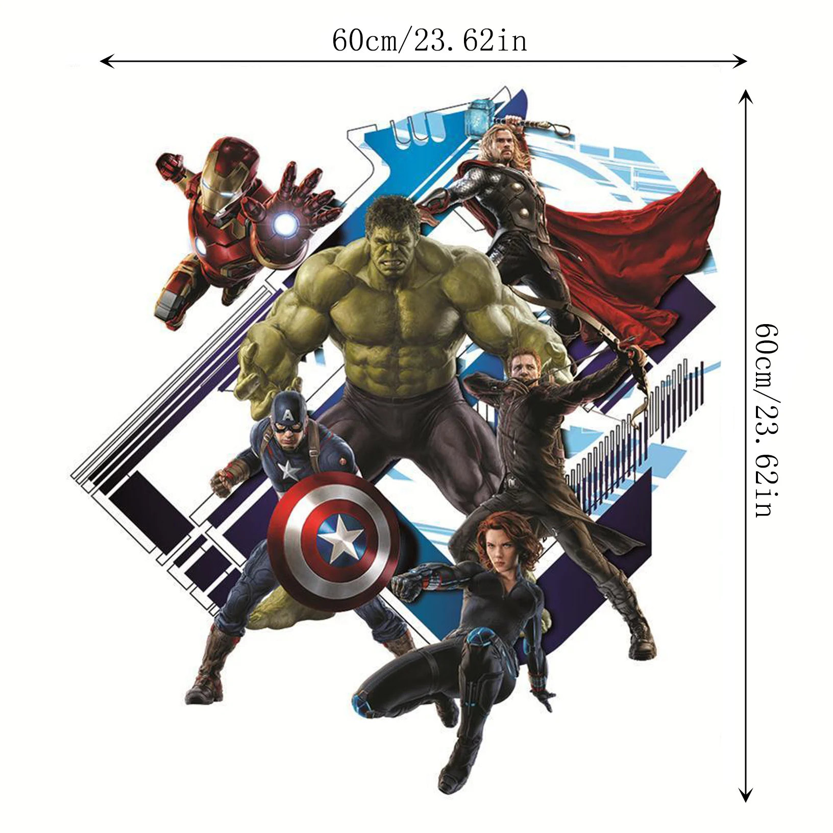 Альтрон дети обои настенные стикеры Наклейка Декор Съемный 3D Мстители