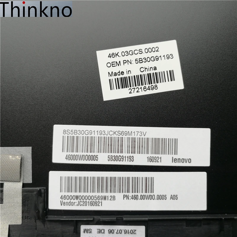 Новый оригинальный Lenovo Flex 2 pro 15 задняя крышка ЖК дисплея металлический корпус
