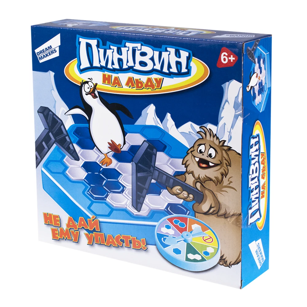 Игра настольная DREAM MAKERS детская &quotПингвин на льду&quot|Игры для вечеринки| |