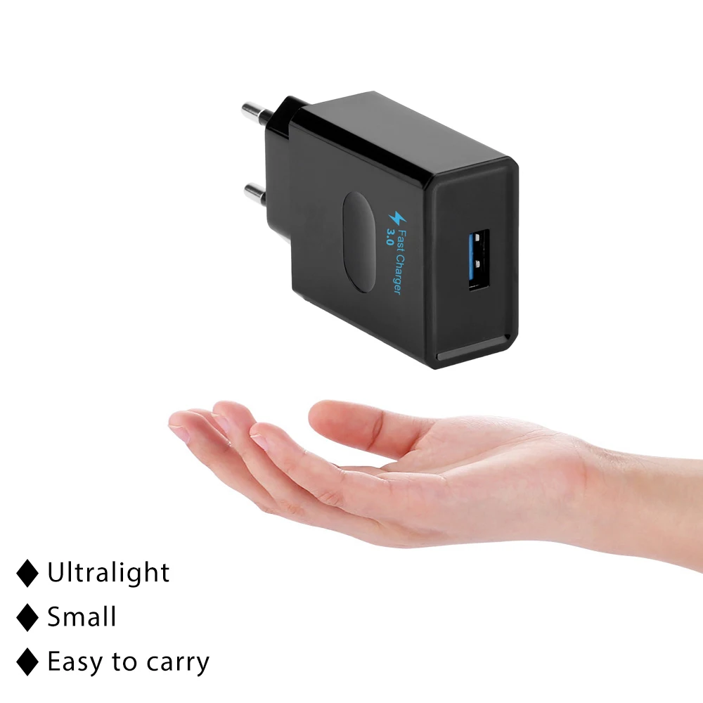 Powstro Портативный USB Зарядное устройство для быстрой зарядки адаптер путешествий