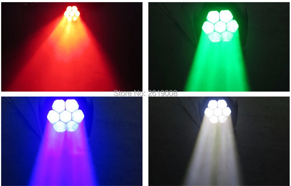 4 шт./лот b глаз глины paky led 7X15w мини пчелиный 7 шт. перемещение 7X15W B головы зум