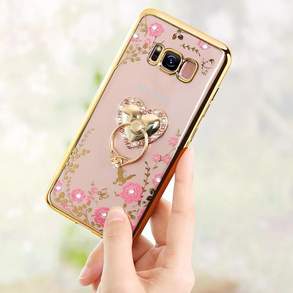 KISSCASE для Samsung Galaxy S8 плюс S7 S6 край S5 S4 S3 A5 J5 J7 A3 J3 2016 2017 роскошное бриллиантовое